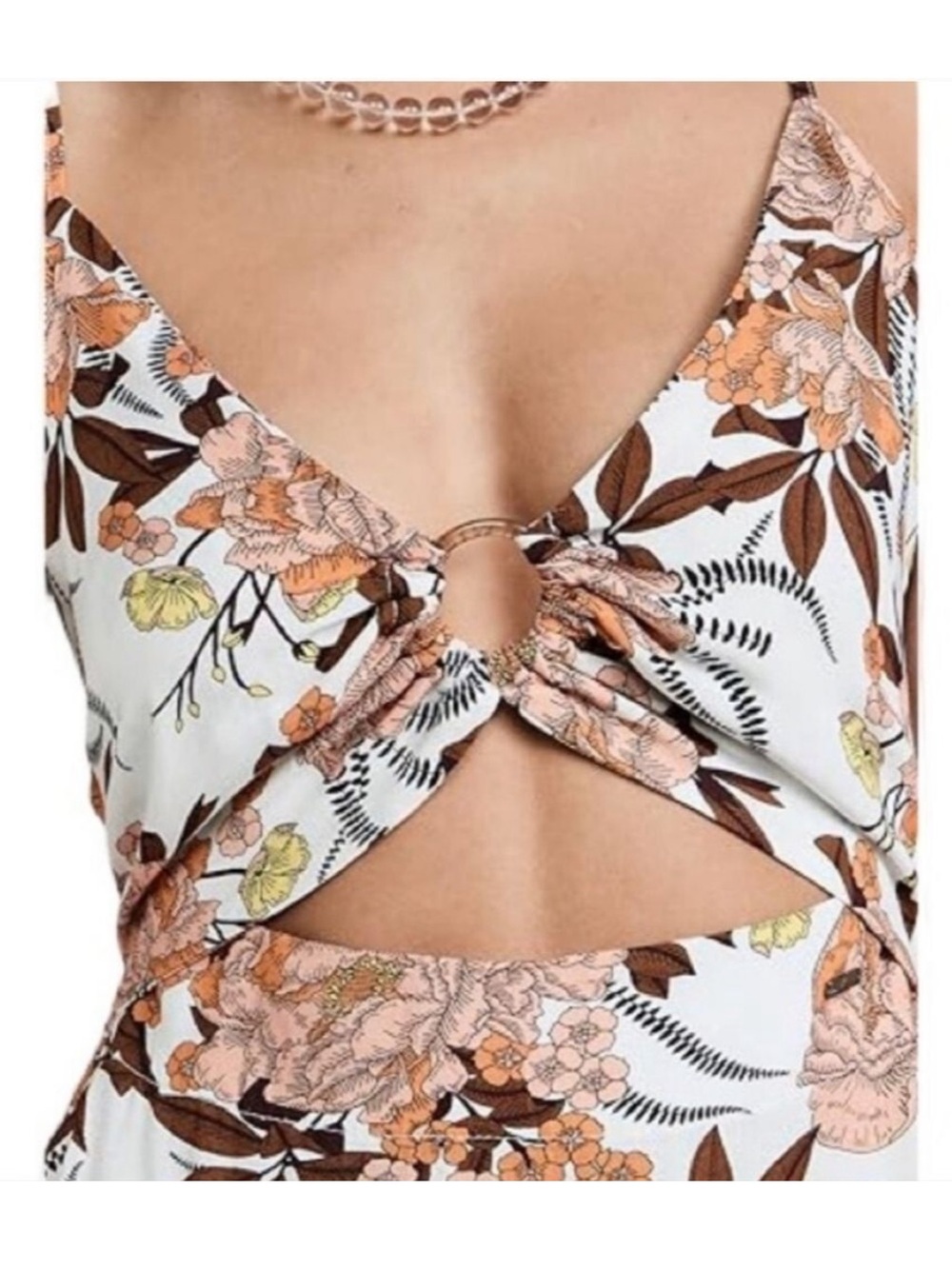 Maaji Cremon Aurora Tropical Floral Long Dress or Cover-up - Picture 15 of 15